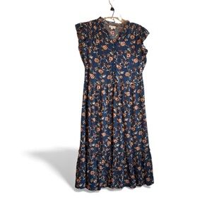 Wonderly Blue Floral Maxi Dress